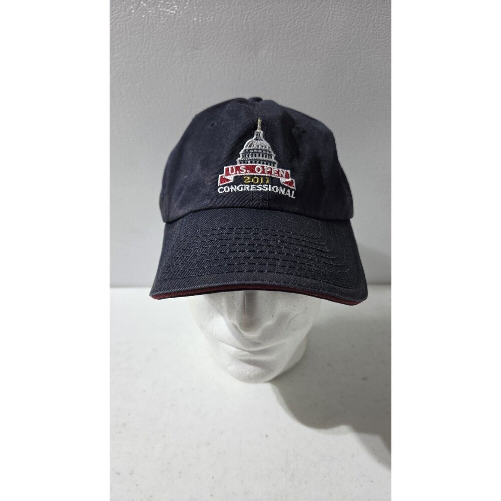 2011 US Open Golf Congressional Hat Cap Blue USGA Member Adjustable